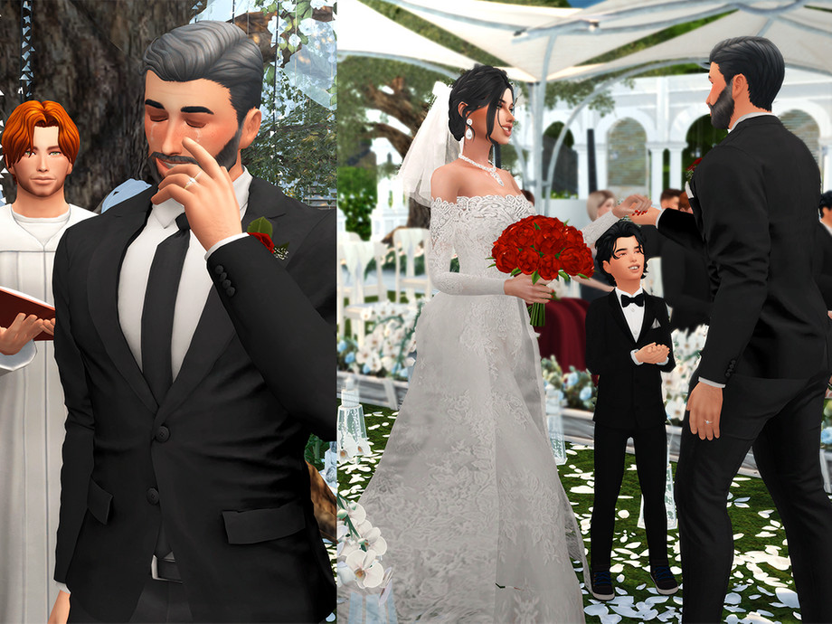 Wedding day (Pose pack) by Beto_ae0 at TSR » Sims 4 Updates