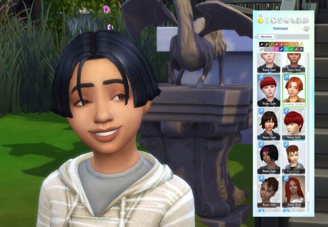 Sims 4 Dylan Hairstyle for Boys at My Stuff Origin