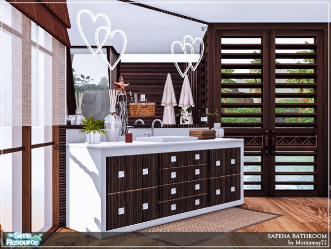 Sims 4 Safena Bathroom by Moniamay72 at TSR