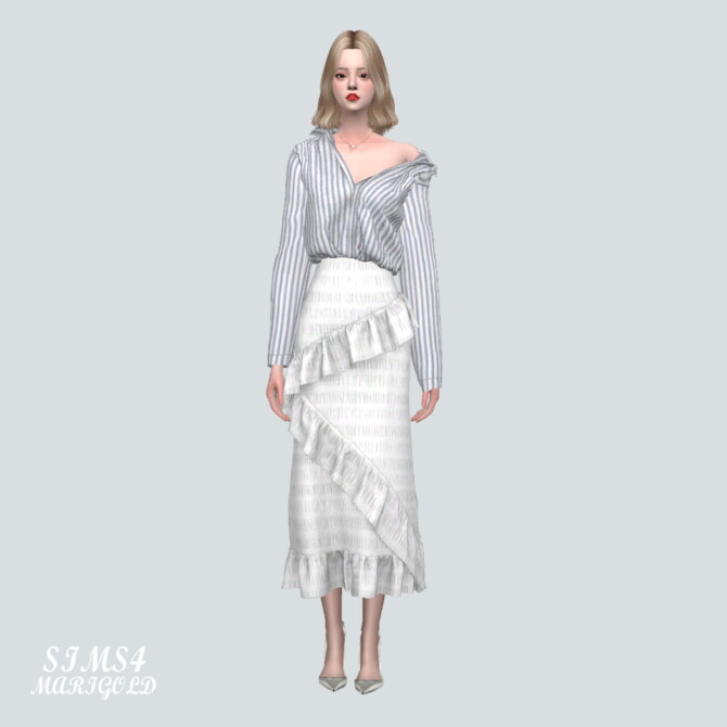Sims 4 Long Skirt SF at Marigold