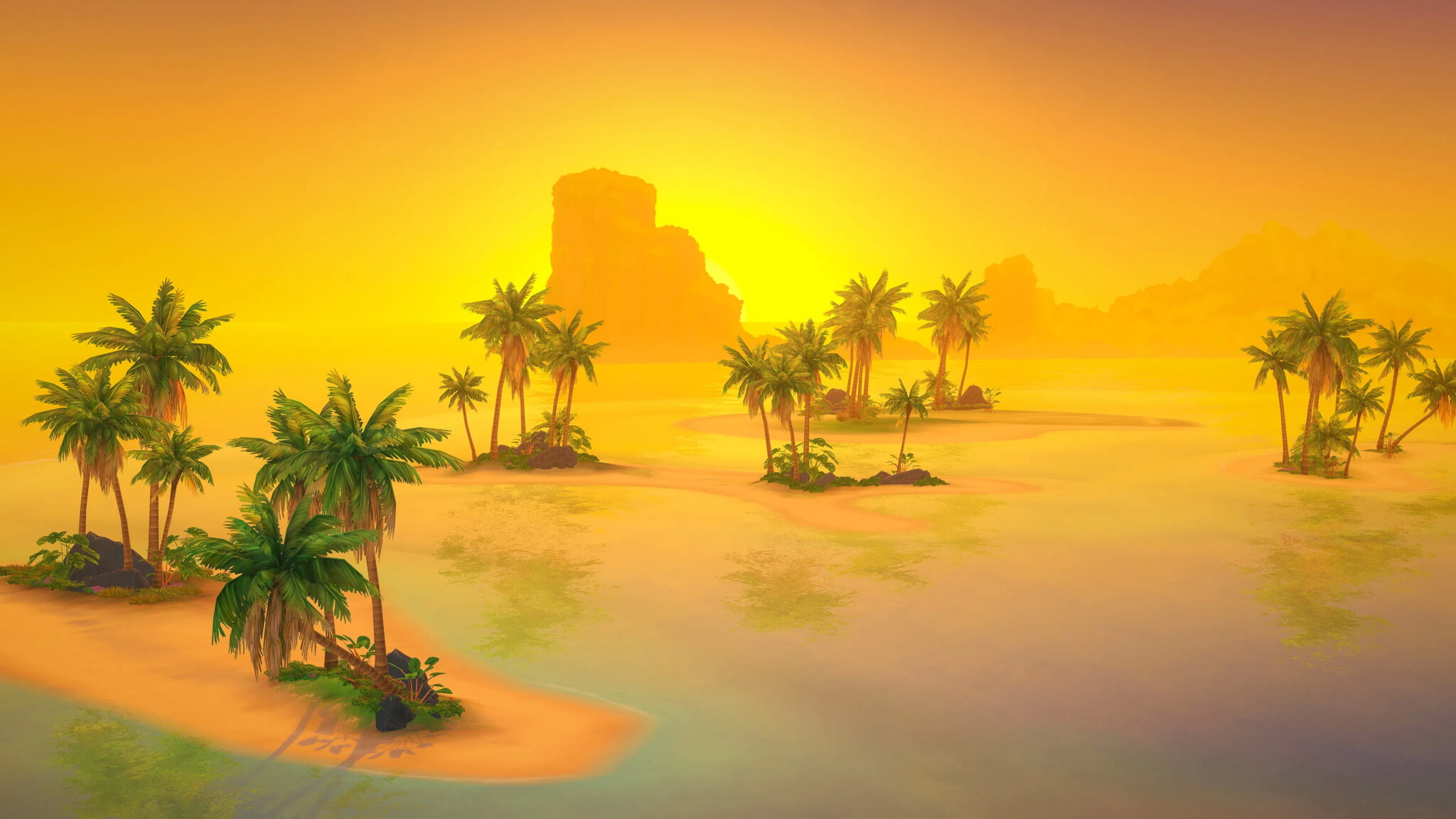 Sulani Loading Screens at Katverse » Sims 4 Updates