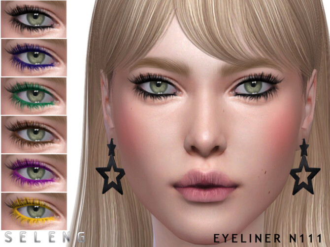 Sims 4 Eyeliner N111 by Seleng at TSR