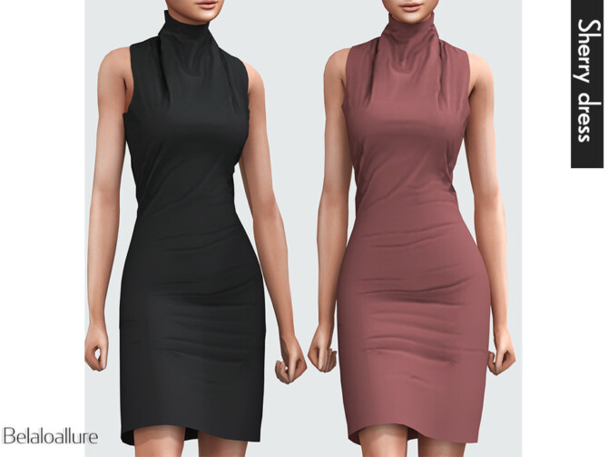 Sims 4 Sherry dress by belal1997 at TSR
