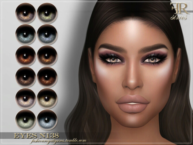 Sims 4 FRS Eyes N138 by FashionRoyaltySims at TSR