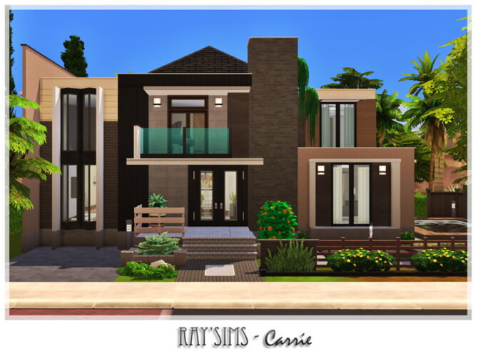 Sims 4 Carrie home by Ray Sims at TSR