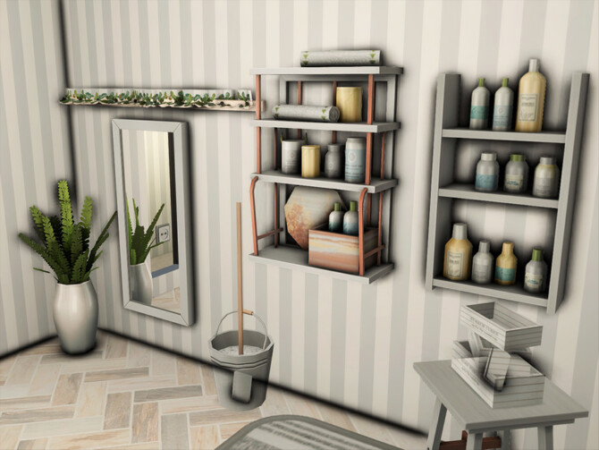 Sims 4 Laundry Room by xogerardine at TSR