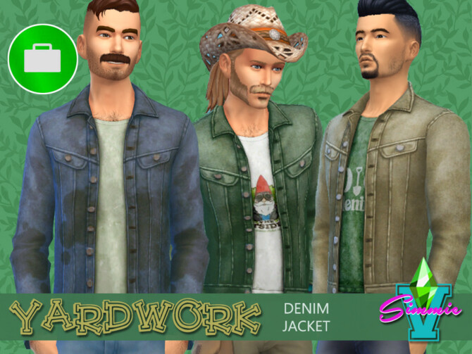 Sims 4 Yardwork Denim Jacket by SimmieV at TSR