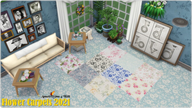 Sims 4 Flower Carpets 2021 at Annett’s Sims 4 Welt