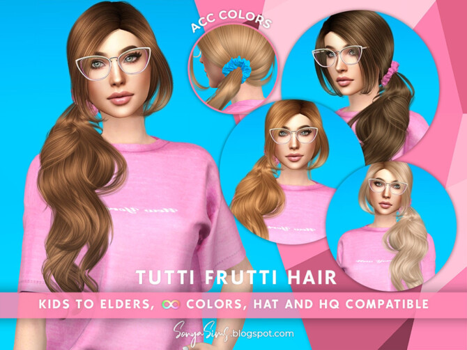 Sims 4 Tutti Frutti ACC COLORS by SonyaSimsCC at TSR