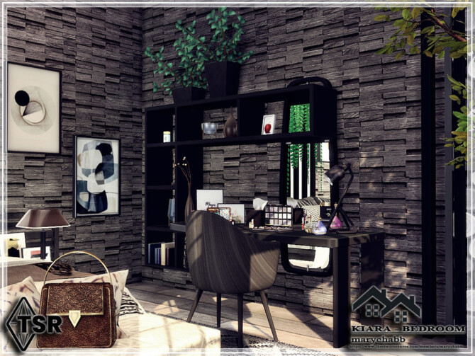 Sims 4 KIARA Bedroom by marychabb at TSR