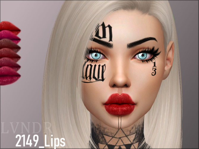 Sims 4 2149 Lips by LVNDRCC at TSR