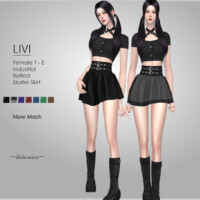 Livi Mini Skirt By Helsoseira
