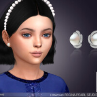Regina Pearl Earrings For Kids By Feyona