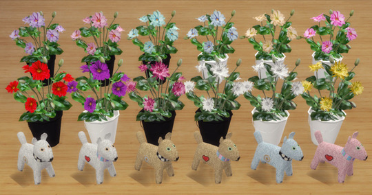 Sims 4 Flowers and Toy at Descargas Sims