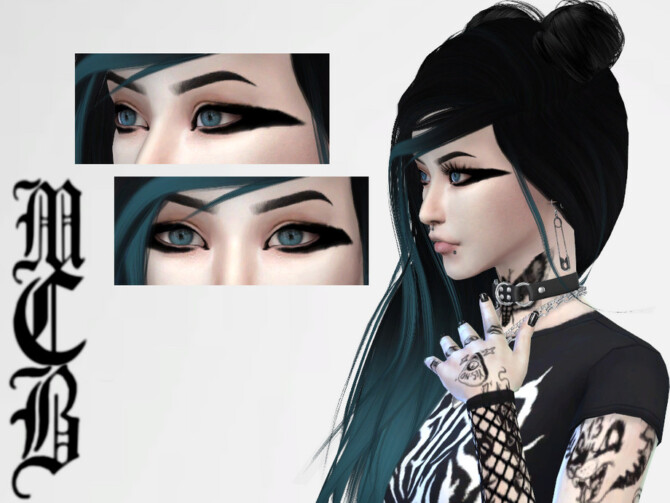 Sims 4 Leena Eyeliner by MaruChanBe at TSR