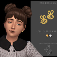 The Bees Knees Earrings Child By Glitterberryfly