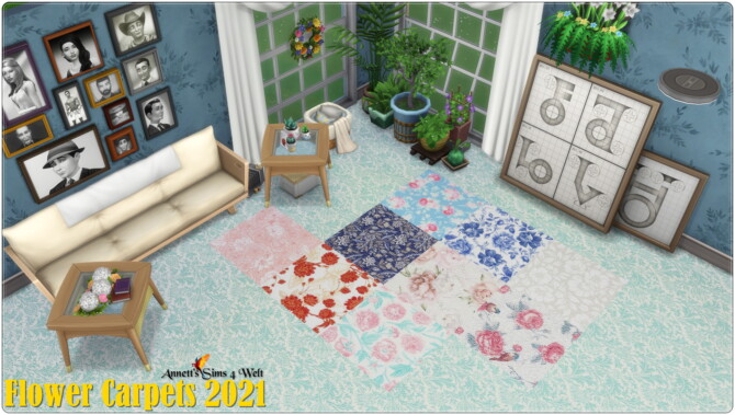 Sims 4 Flower Carpets 2021 at Annett’s Sims 4 Welt