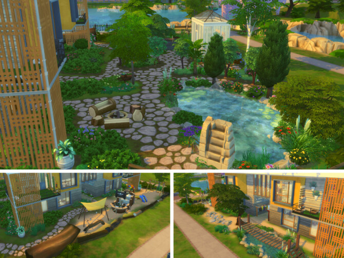 Sims 4 Eco Living Community by A.lenna at TSR