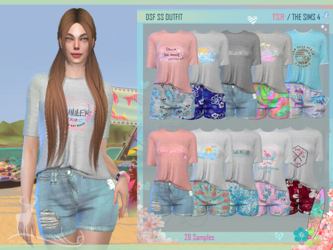 Sims 4 DSF SS OUTFIT by DanSimsFantasy at TSR