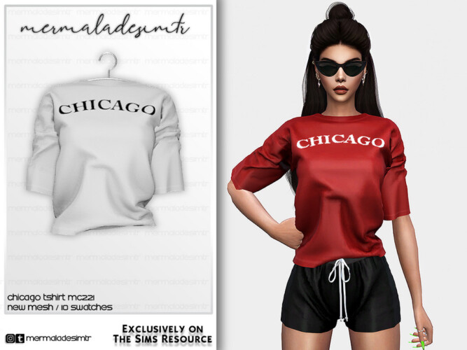 Chicago T-shirt Mc221 By Mermaladesimtr