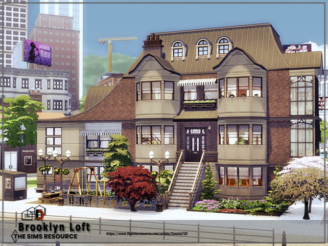 Sims 4 Brooklyn Loft by Danuta720 at TSR