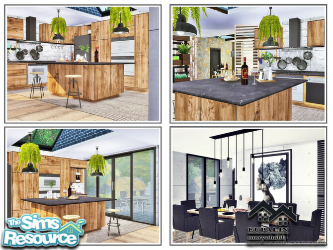 Sims 4 EUPALIN house by marychabb at TSR