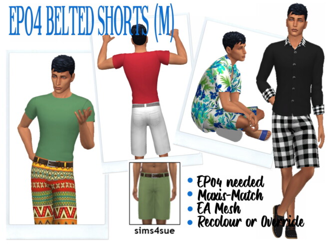 Ep04 Belted Shorts (m)