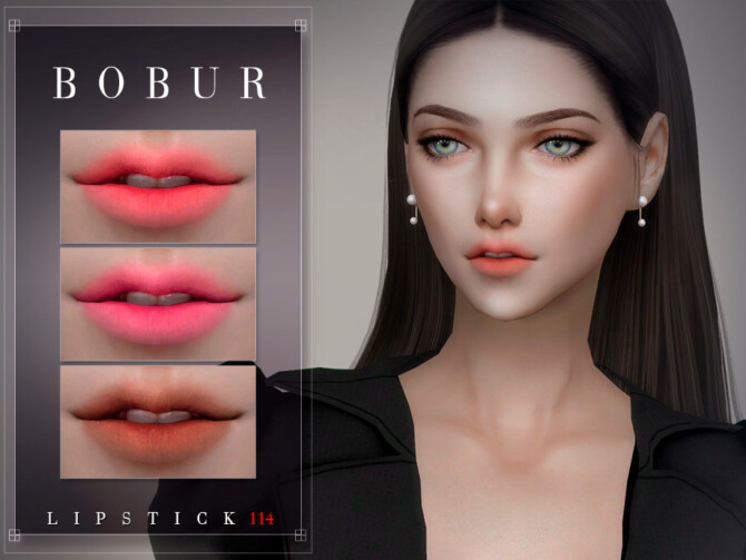 Sims 4 Lipstick 114 by Bobur3 at TSR