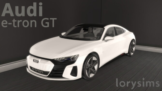 Sims 4 2021 Audi e tron GT at LorySims