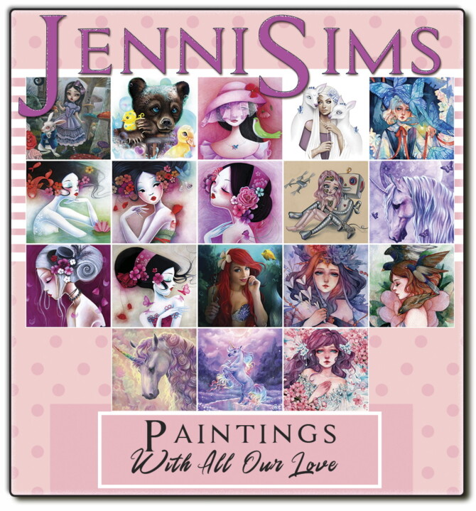 Sims 4 Paintings collection at Jenni Sims