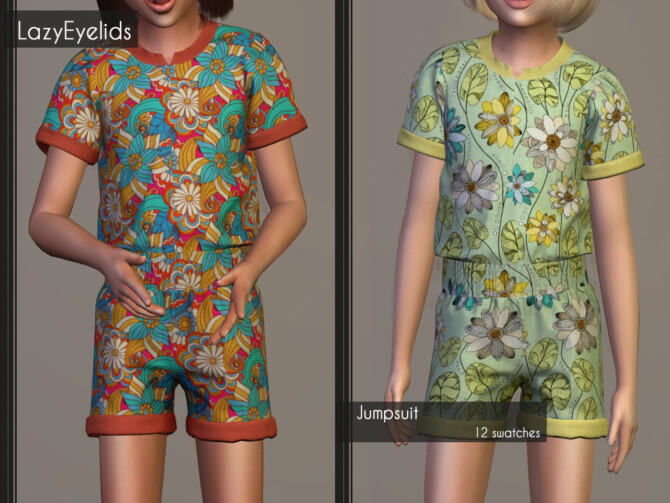 Sims 4 Clothes set for kids at LazyEyelids