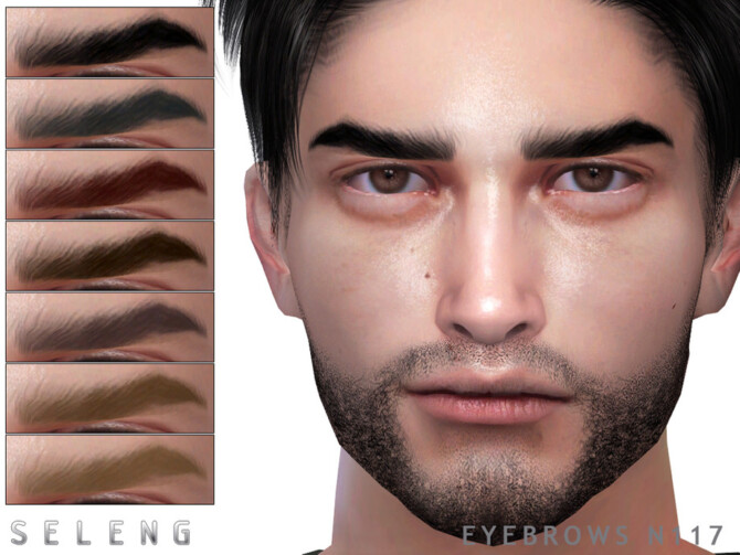 Sims 4 Eyebrows N117 by Seleng at TSR