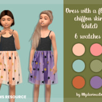 Dress With A Fluffy Chiffon Skirt (child) By Mysteriousoo