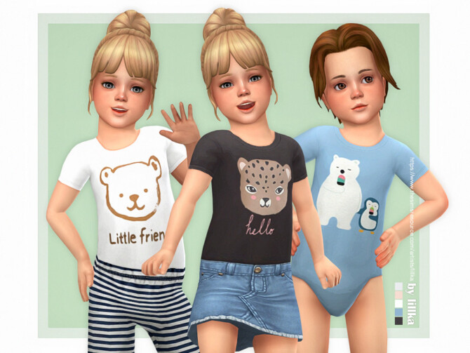Sims 4 Toddler Onesie 14 by lillka at TSR