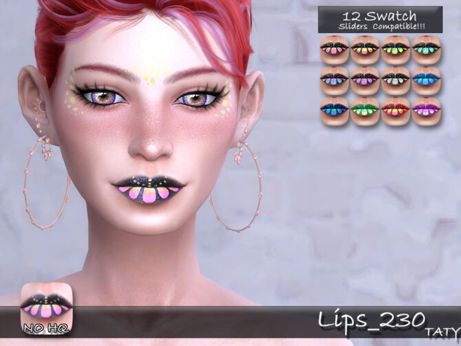 Sims 4 Lips 230 by tatygagg at TSR