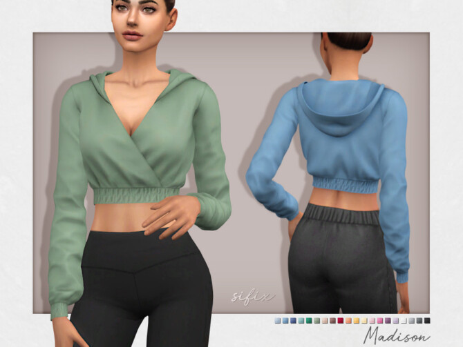 Sims 4 Madison Top by Sifix at TSR