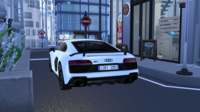 Sims 4 2019 Audi R8 Coupe at LorySims