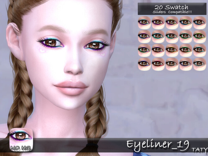 Sims 4 Eyeliner 19 by tatygagg at TSR