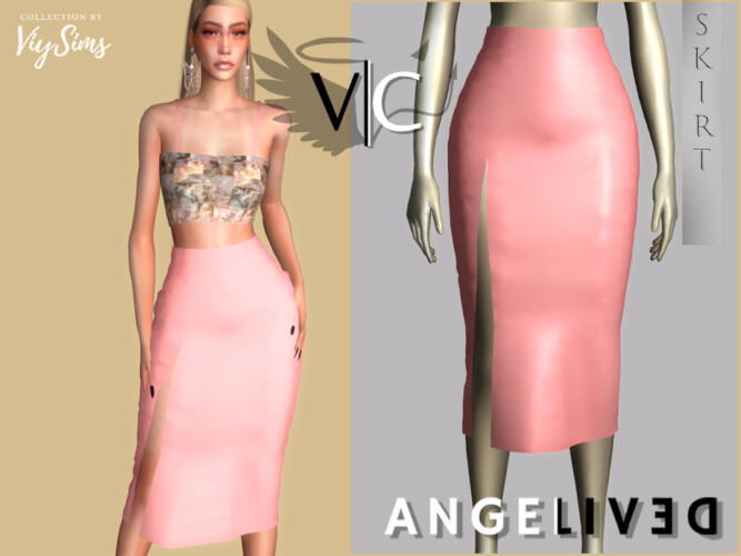 Angelived Collection Skirt Iii By Viy Sims