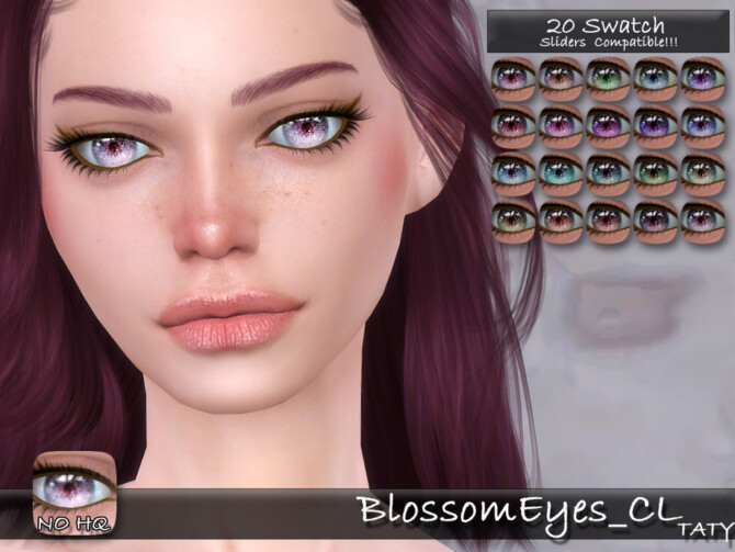 Sims 4 Blossom Eyes CL by tatygagg at TSR