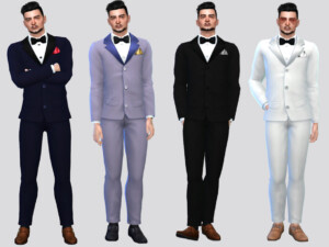 Formal Tuxedo Suit By Mclaynesims