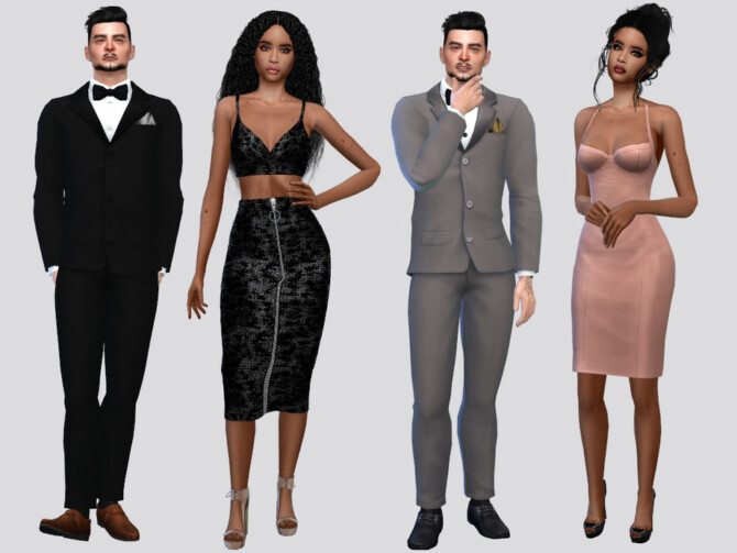 Sims 4 Formal Tuxedo Suit by McLayneSims at TSR