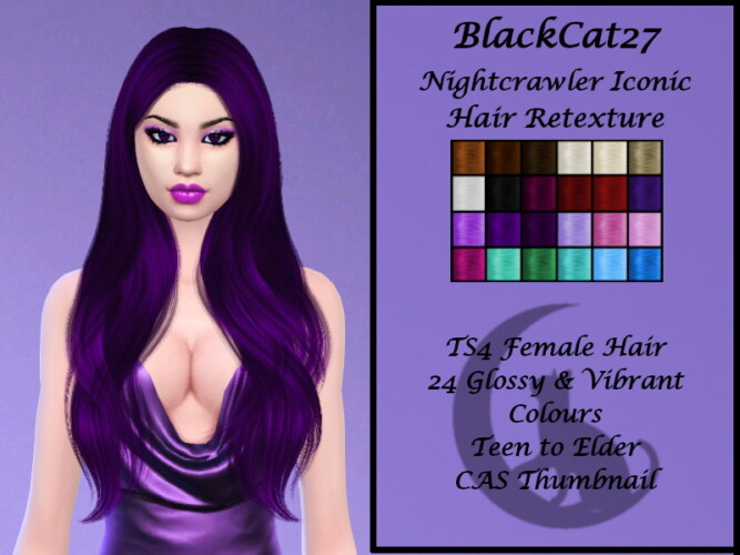 Nightcrawler Iconic Hair Retexture By Blackcat27