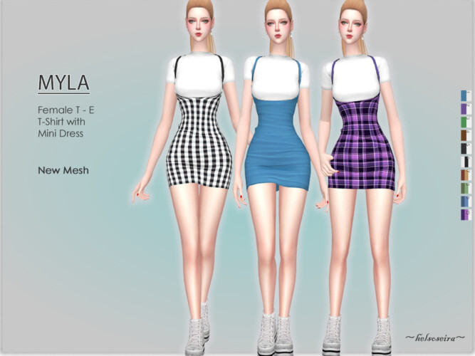 Myla Mini Dress By Helsoseira
