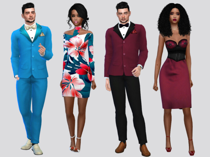 Sims 4 Formal Tuxedo Suit by McLayneSims at TSR
