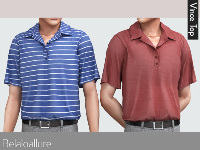 Belaloallure Vince top by belal1997 at TSR » Sims 4 Updates