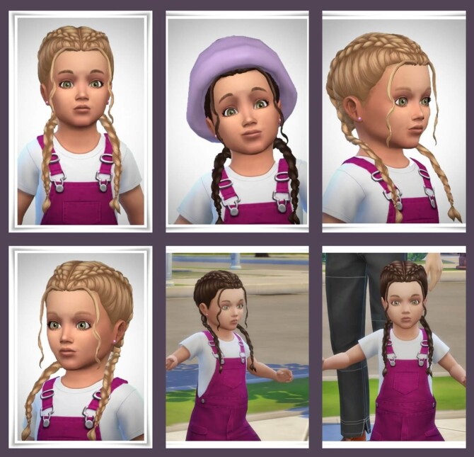Sims 4 Manon Toddler Hair at Birksches Sims Blog