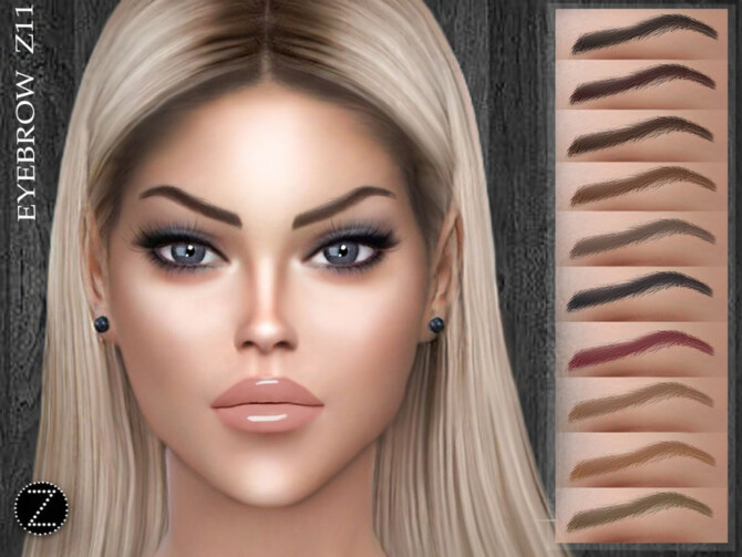 Sims 4 EYEBROW Z11 by ZENX at TSR