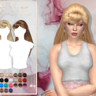 Madelyn Hair 17 by TsminhSims at TSR » Sims 4 Updates
