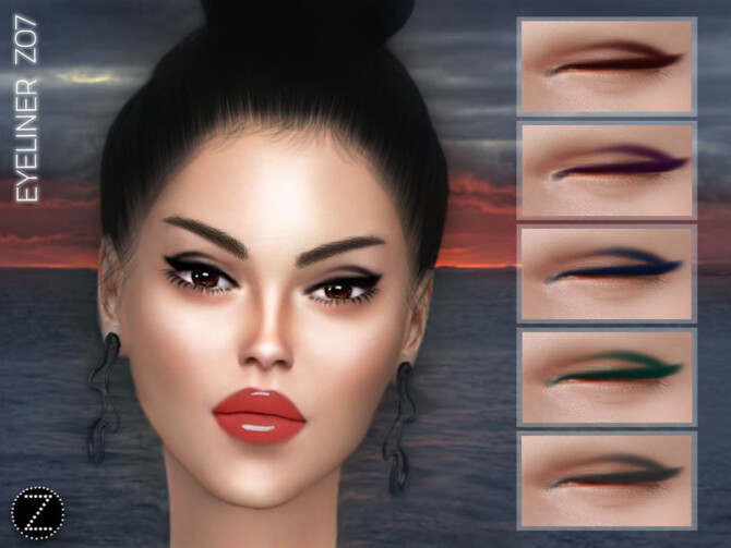 Sims 4 EYELINER Z07 by ZENX at TSR